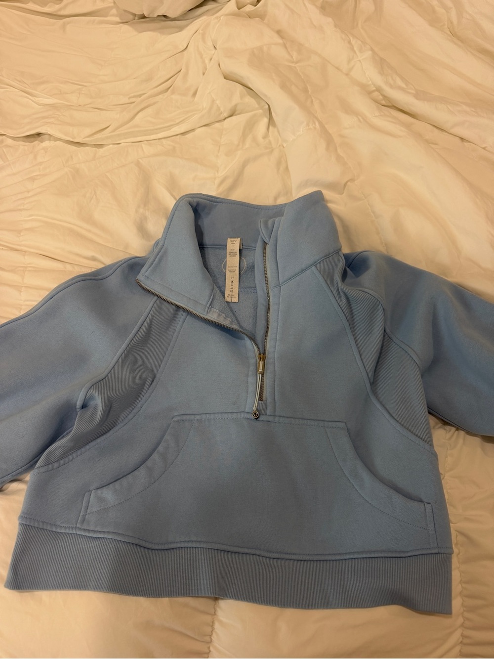 lululemon athletica Light Blue Zip Hoodie